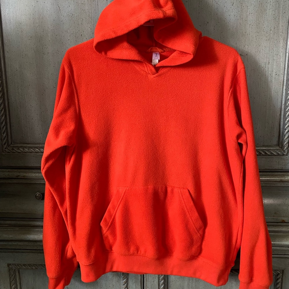 Vibrant Orange pull-over Hoodie